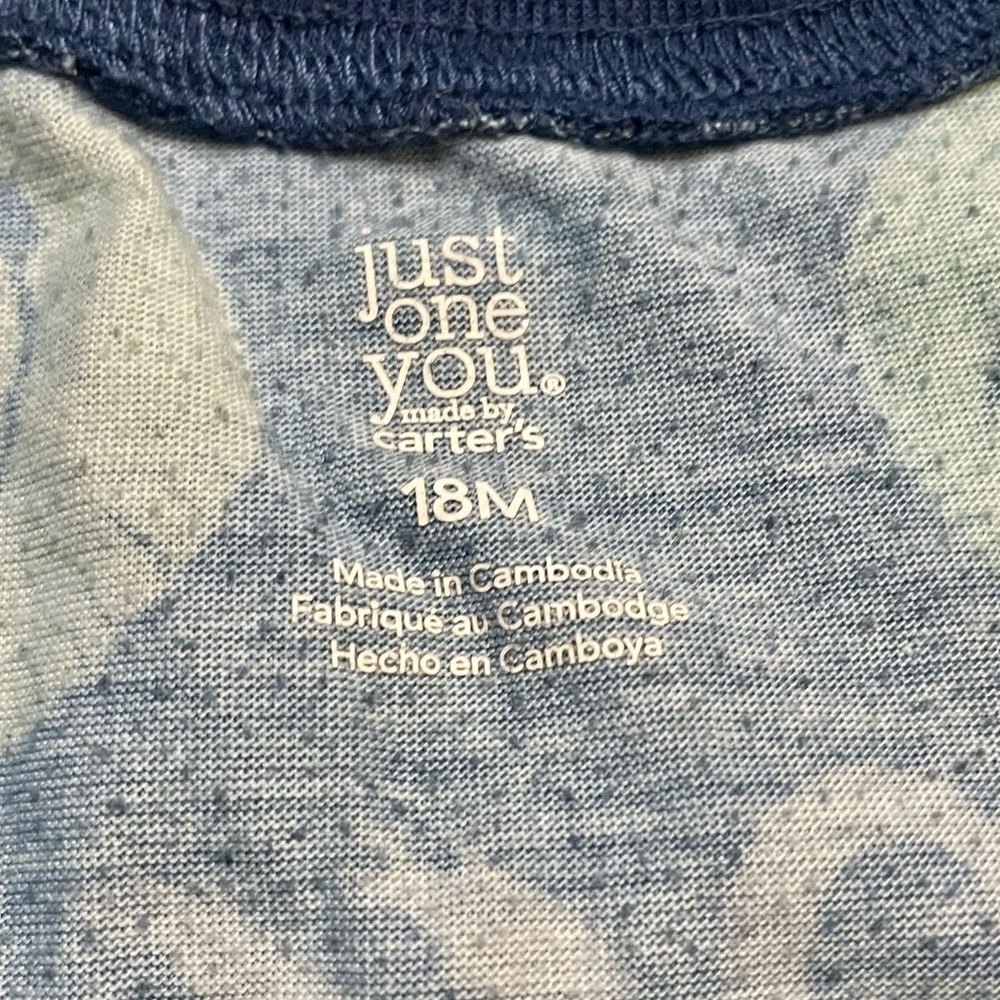 Just One You 18m PRELOVED Dinosaur Footie Pajamas some pilling through out body - Picture 7 of 14